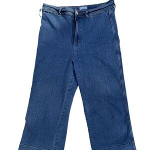 Loft Wide Leg Crop Jeans - Size 12